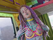 Hardcore Anal Fuck and Cum on Face in Sexy Lingerie with Hot Tattoo Girl - Facial - POV 12/16