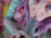 Hardcore Anal Fuck and Cum on Face in Sexy Lingerie with Hot Tattoo Girl - Facial - POV 2/16