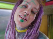 Hardcore Anal Fuck and Cum on Face in Sexy Lingerie with Hot Tattoo Girl - Facial - POV 7/16