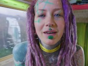 Hardcore Anal Fuck and Cum on Face in Sexy Lingerie with Hot Tattoo Girl - Facial - POV 9/16