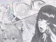 I put on beautiful underwear and do footjob 15/16