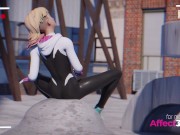 Georgeous Superheroine fucking with a guy in POV in a 3D animation 3/16