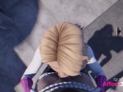 Georgeous Superheroine fucking with a guy in POV in a 3D animation 5/16