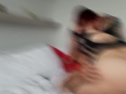 My husband almost caught me fucking my stepbrother for the first time - Andrea Castro 9/16