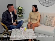 Entrevista a Actriz Porno Venezolana termina en sexo  rudo y cumshot! Jean Paul y Kylei Ellish 1/16