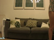 Hot and crazy sexy tight pussy girls makes jokes with porn producer and have dun no panties in try on lingerie before video 11/16