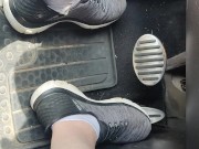 Revving my mini Cooper in my sneakers 5/16