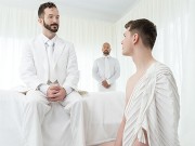 MasonicBoys Hung holy man Adam Snow buries cock deep inside twink