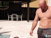 Gianna Chanel Plays With Her Brother-in-law 2/16