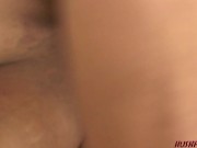 Busty Black Babe Havana Gobbles Down A Big White Cock 8/16