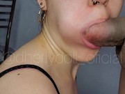 Delicious deep throat, bitch sucked my cock 1/16