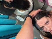 Risky sex - Hard FaceFuck 24yo Beauty in Mass Market Fitting Room - Eye Rolling Oral Creampie 11/16