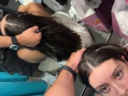 Risky sex - Hard FaceFuck 24yo Beauty in Mass Market Fitting Room - Eye Rolling Oral Creampie 14/16