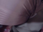 Indonesia Viral!! Ayah tiri mainin payudara dengan kontol sampai crot di gunung kembarku. Bokep indo 9/16