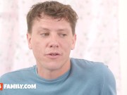 Busty Hazel Moore asks stepdad to fuck her ass before trip to Canada — OopsFamily 1/16