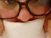 SHY NERDY COLLEGE GIRL FILMING HERSELF WHILE BBC STRETCHING HER TIGHT PUSSY AND ASSHOLE 10/16