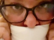 SHY NERDY COLLEGE GIRL FILMING HERSELF WHILE BBC STRETCHING HER TIGHT PUSSY AND ASSHOLE 7/16