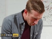 BRAZZERS - Evie Rees Is Not Supposed To Touch Danny's Gloryhole Artwork, But It's So Tempting 15/16