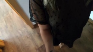 Cumplo mi fantasia con mi vecina puta. POV Argentina