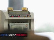 Two brunettes seduce their boss at the office 2/16