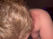 Slutty wife sucks hard and swallows all 3/16