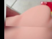 Fucking her tiny toy face 16/16