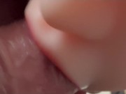 Fucking her tiny toy face 3/16