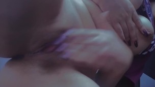 Horny 18 year old latina masturbating her creamy pussy till cum