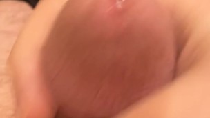 Jerking off my hairy dick till I cum