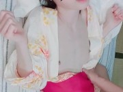 [climax] Yukata girl and fireworks, then blowjob, cowgirl, normal position Nakadashi... 13/16