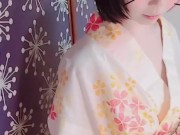 [climax] Yukata girl and fireworks, then blowjob, cowgirl, normal position Nakadashi... 3/16