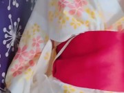 [climax] Yukata girl and fireworks, then blowjob, cowgirl, normal position Nakadashi... 4/16