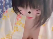 [climax] Yukata girl and fireworks, then blowjob, cowgirl, normal position Nakadashi... 8/16