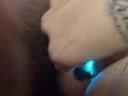 Tatted MILF sucks and fucks until she’s full of his cum 11/16