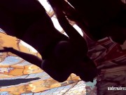 Astonishing babes swimming without clothes and have fun 1/16