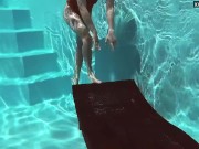 She’s incredibly flexible in the pool 5/16
