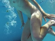 She’s incredibly flexible in the pool 12/16