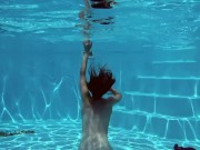 She’s incredibly flexible in the pool 7/16