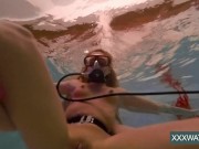 The guy can barely resist the beautiful babes 12/16