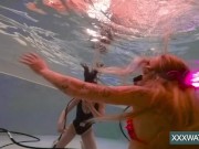 The guy can barely resist the beautiful babes 5/16