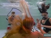 The guy can barely resist the beautiful babes 7/16