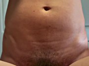 MILF pov. Sons best friend cums on hairy MILF pussy 7/16