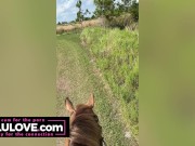 Big boobs babe flashing tits & oozing cumshot creampie closeup selfie in behind scenes daily adventures - Lelu Love 4/16