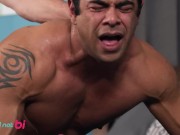 WHYNOTBI - Ember Snow Surprises Her Bf Draven Navarro With A Big Strap On & Hot Stud Wold Hudson 15/16