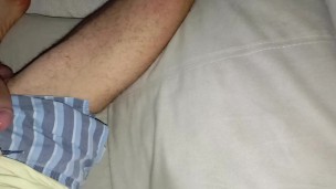 This Guy's Insatiable Cock Is Masturbated With His Feet And Fucks The Couch