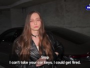 Parking attendant Fucked a famous Slut and knocked her in the face with his rod 1/16