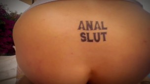Naughty in Ibiza: Teaser POV video of this amateur anal slut being fucked in the ass by the poolboy.