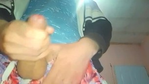 Beautiful sexy boy touching himself masturbating.