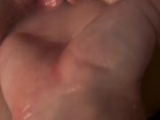 The wettest pussy you’ve ever seen. Teens first lesbian encounter ends in intense orgasm 16/16