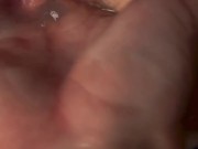 The wettest pussy you’ve ever seen. Teens first lesbian encounter ends in intense orgasm 4/16